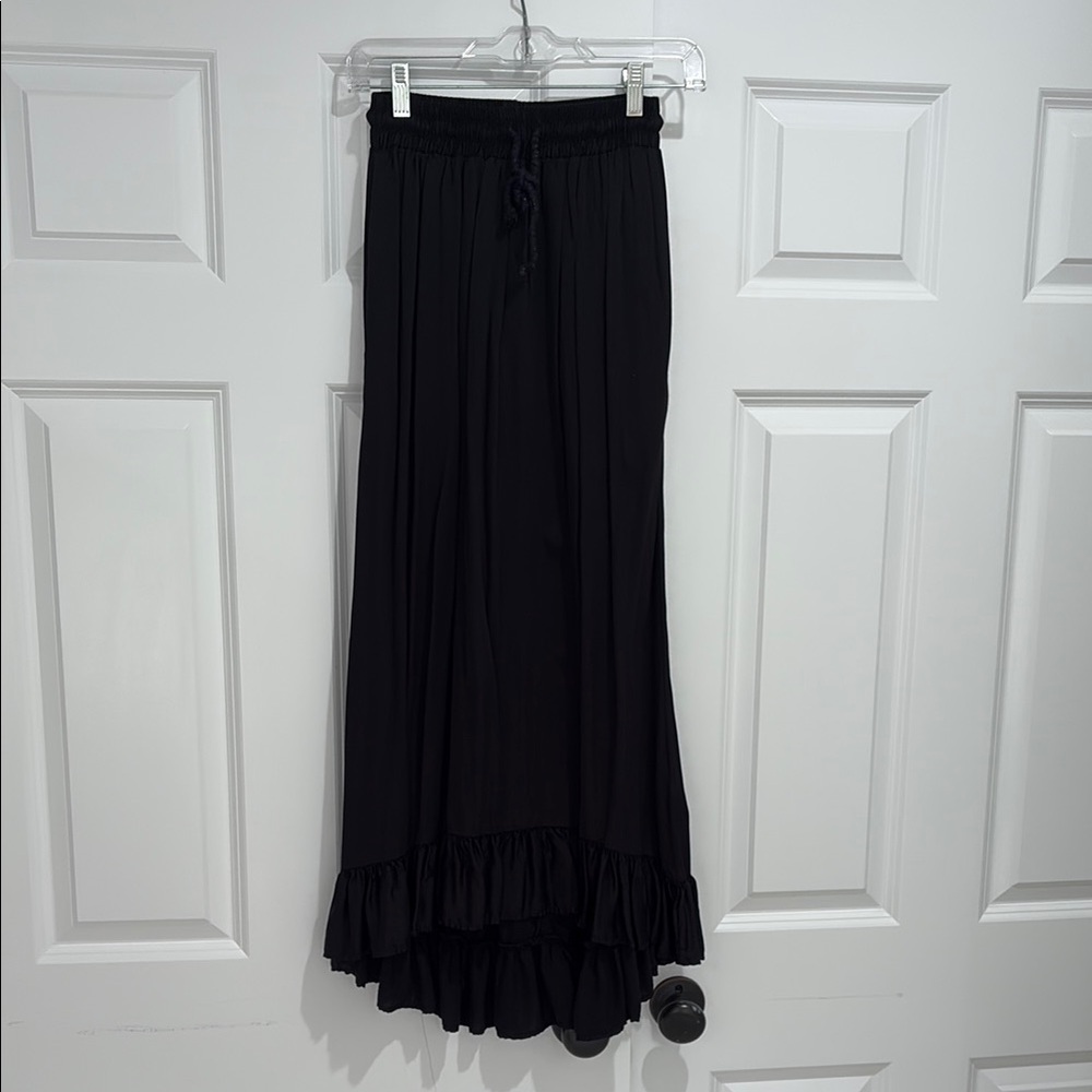 Elegant Black Maxi Skirt